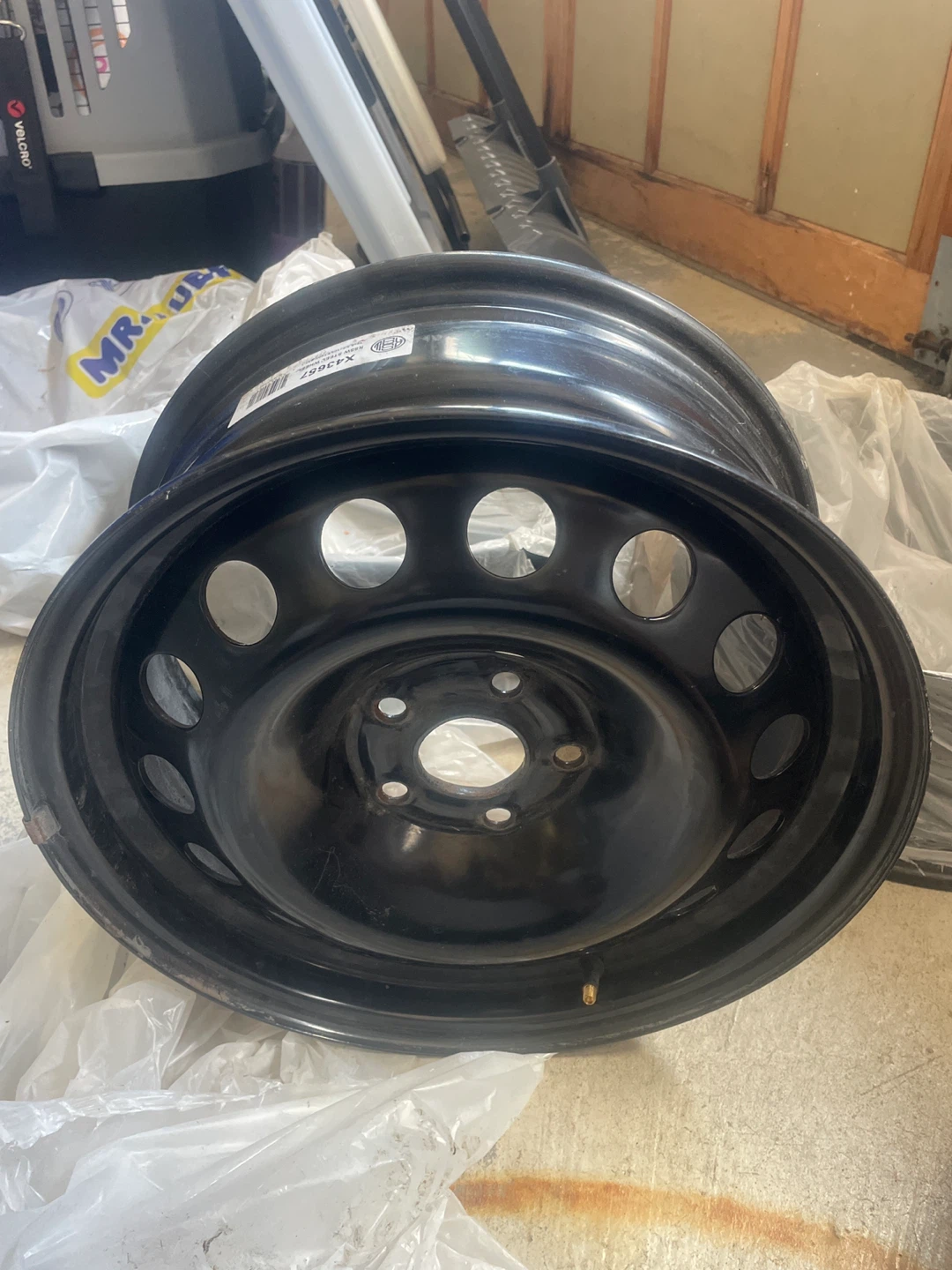 Black Steel Wheel Rims x 4
