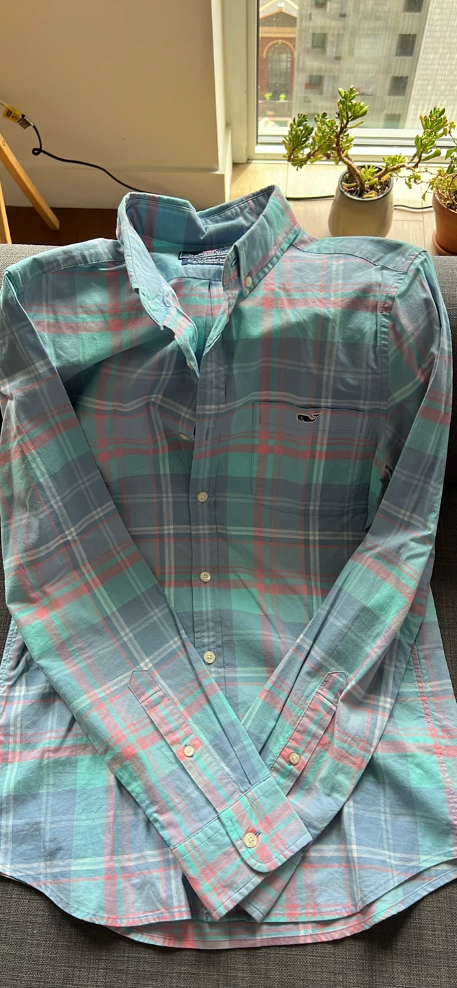 Men’s Vineyard Vines Slim Fit Tucker Shirt XS