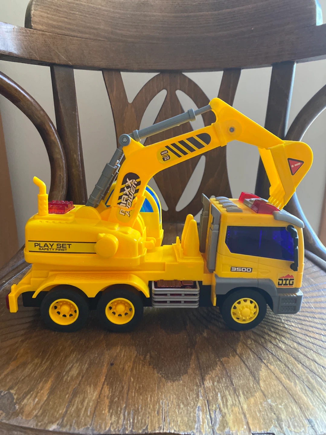 Yellow Toy Excavator Play Set - photo 2