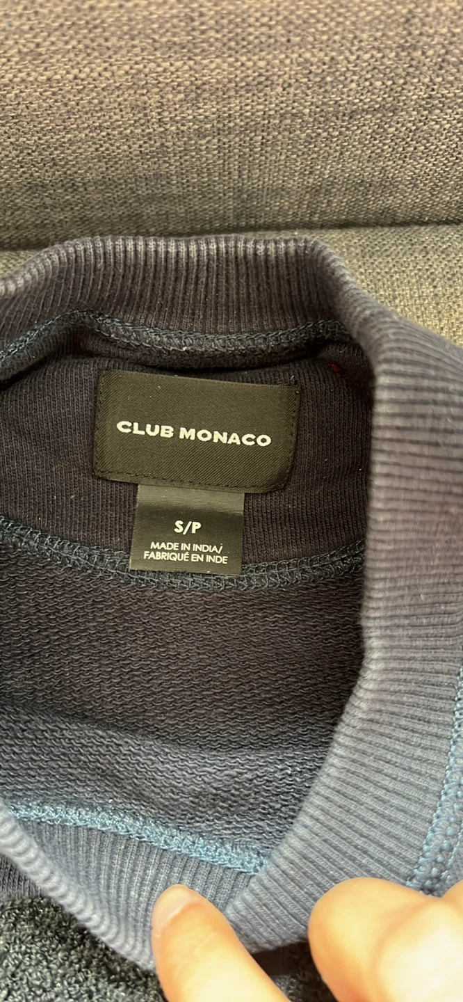 Club Monaco Men's Navy Sweatshirt - photo 2