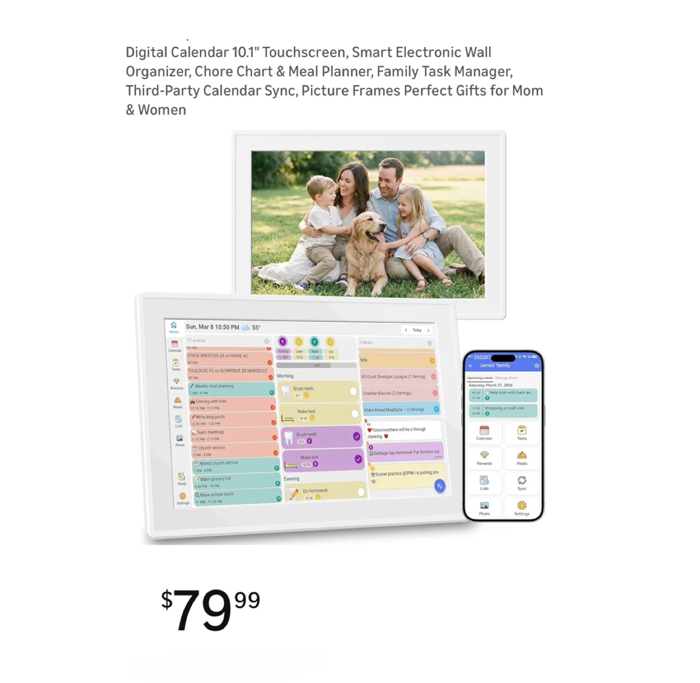 Brand new Digital Calendar 10.1" Touchscreen