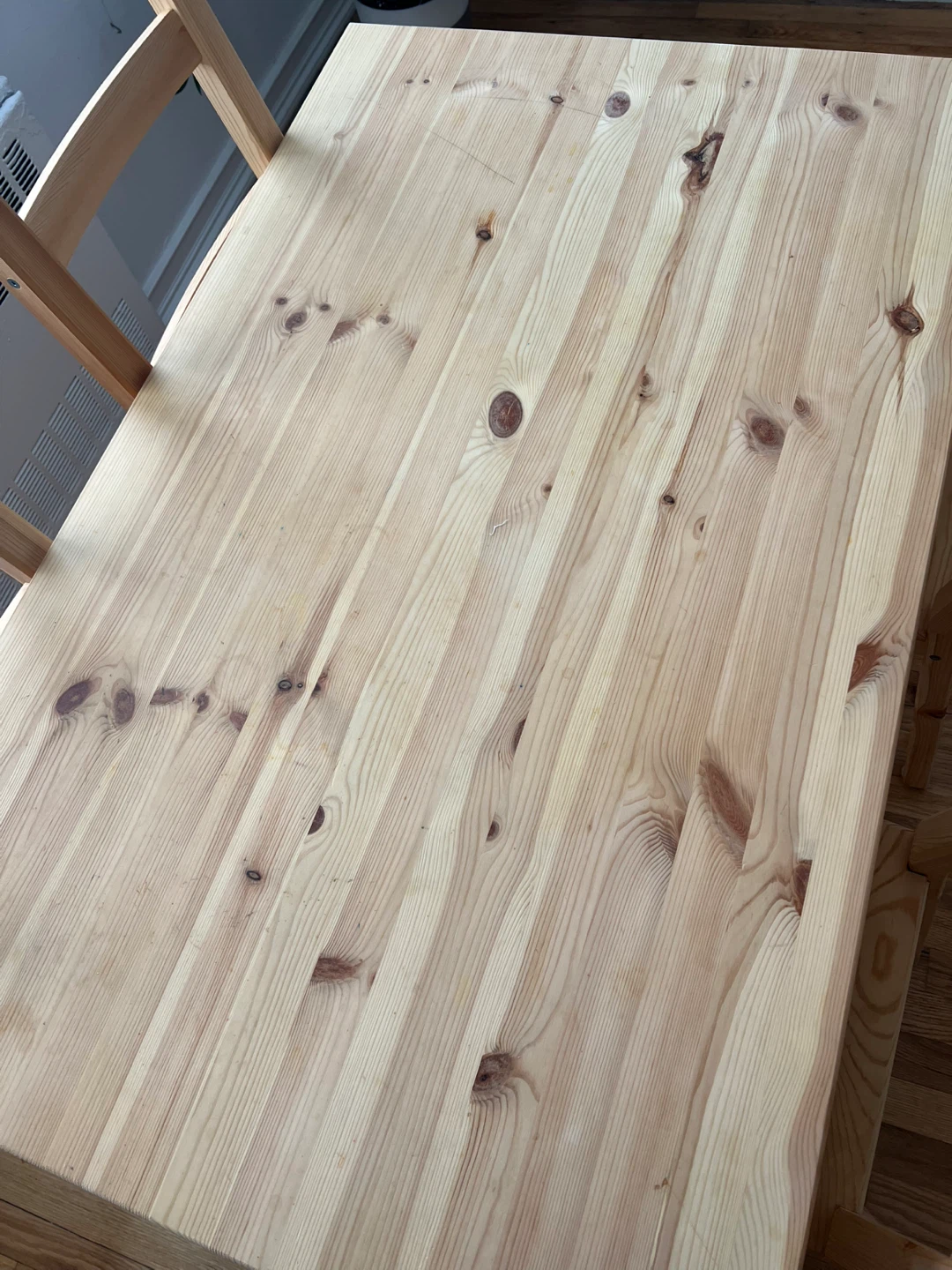 Ikea Wooden Dining Table and 4 Chairs Set - photo 2