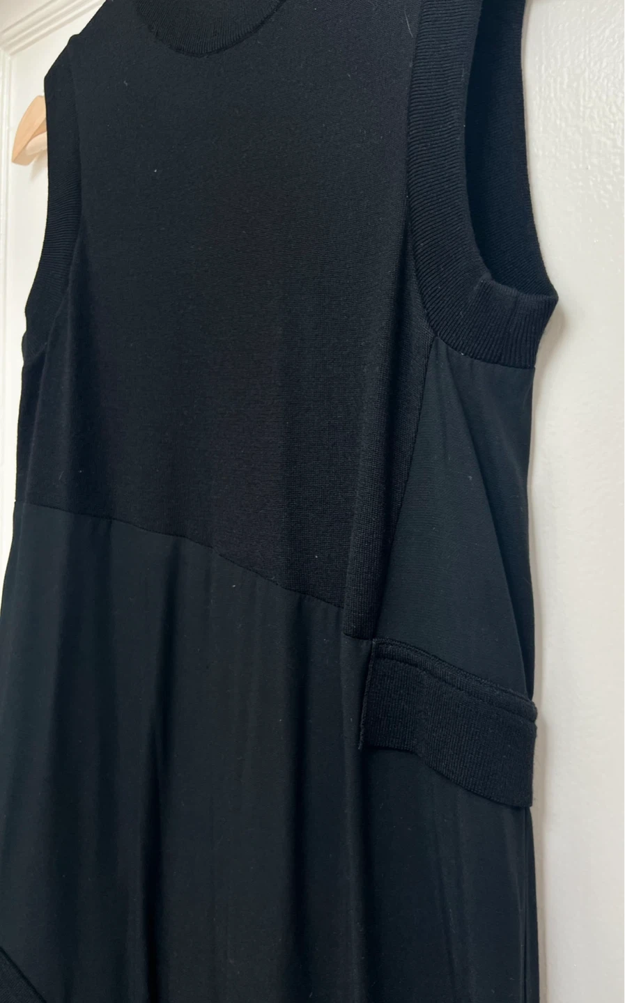 DKNY Black Asymmetrical Sleeveless Dress - photo 5