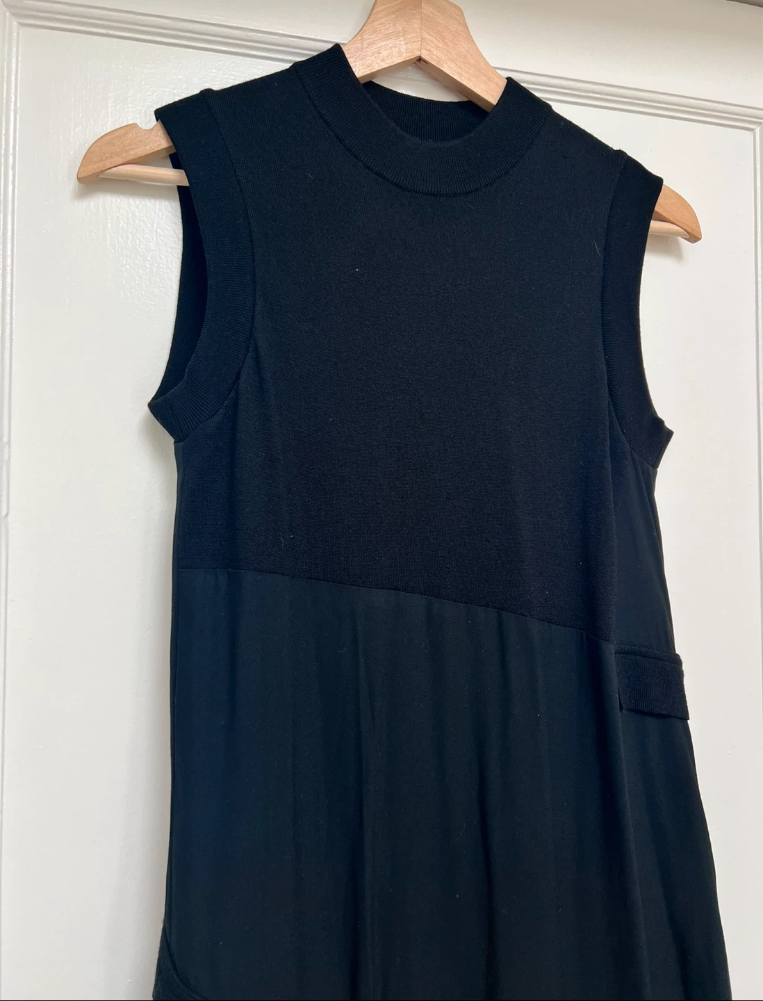 DKNY Black Asymmetrical Sleeveless Dress - photo 2