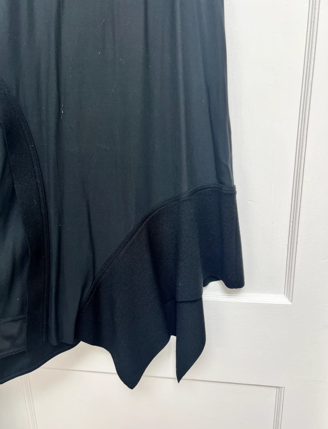 DKNY Black Asymmetrical Sleeveless Dress - photo 4