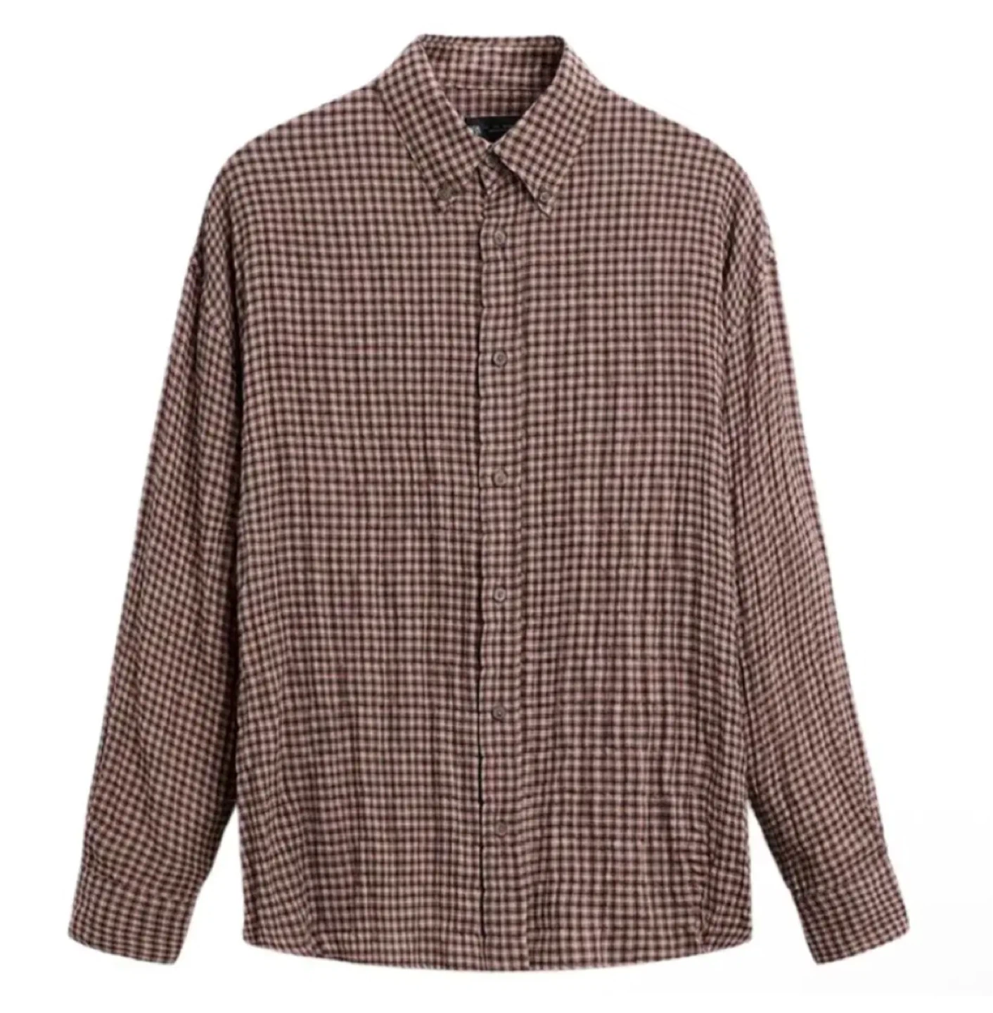ZARA Plaid Long Sleeve Shirt - Size S