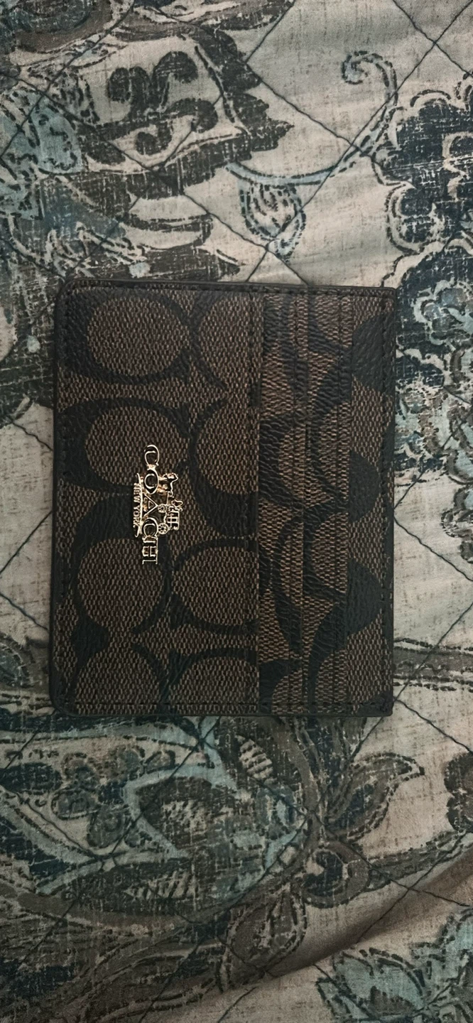 Coach Signature Card Holder