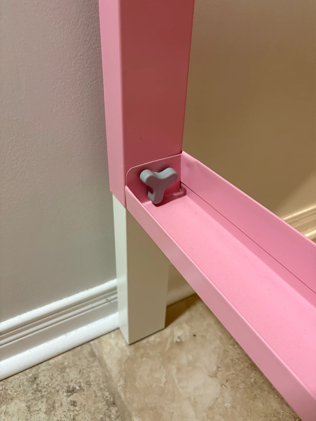 Ikea Kid's Desk and Chair Set - Pink and White - photo 4