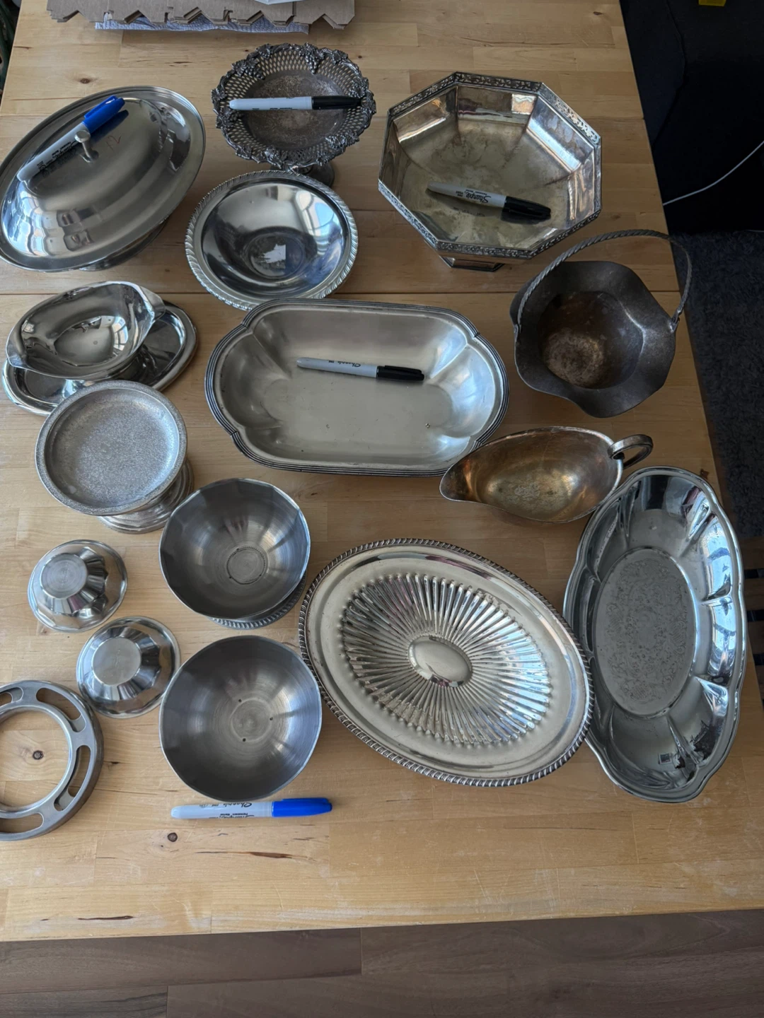 Serving ware / gravy boat / platter / fruit bowl / silverware - photo 2