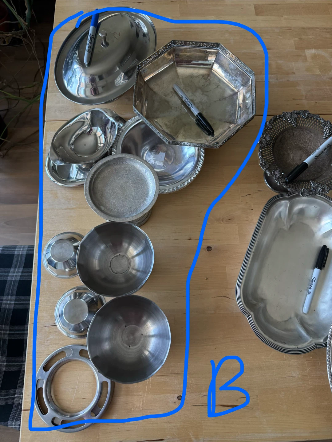 Serving ware / gravy boat / platter / fruit bowl / silverware - photo 3