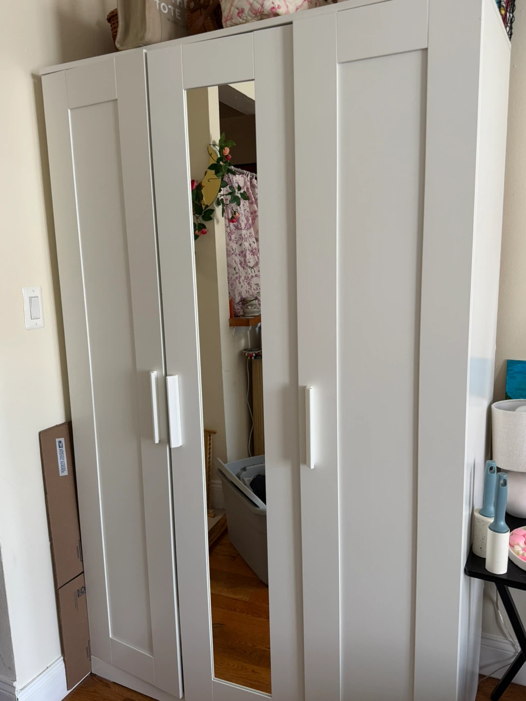 IKEA Wardrobe with Mirrored Doors