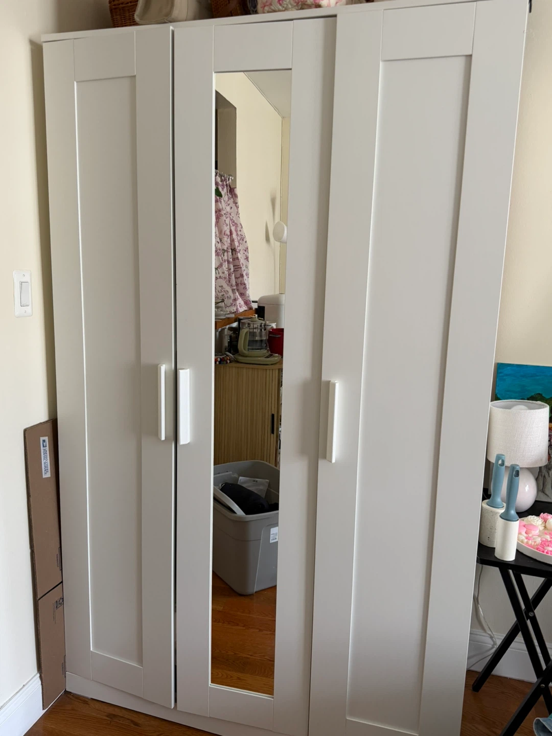 IKEA Wardrobe with Mirrored Doors - photo 2