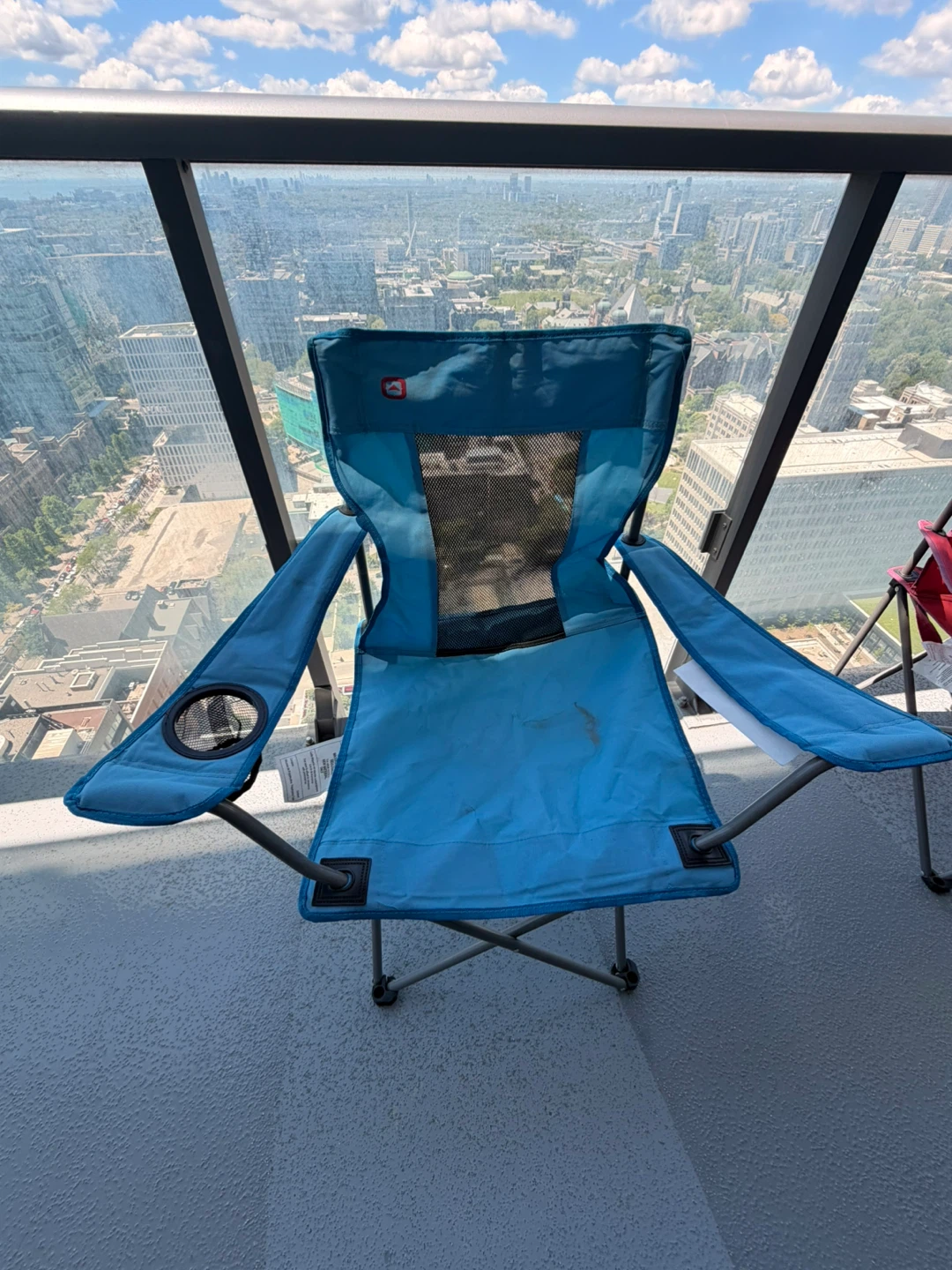 2 Folding Camp Chairs with Cup Holders - photo 3