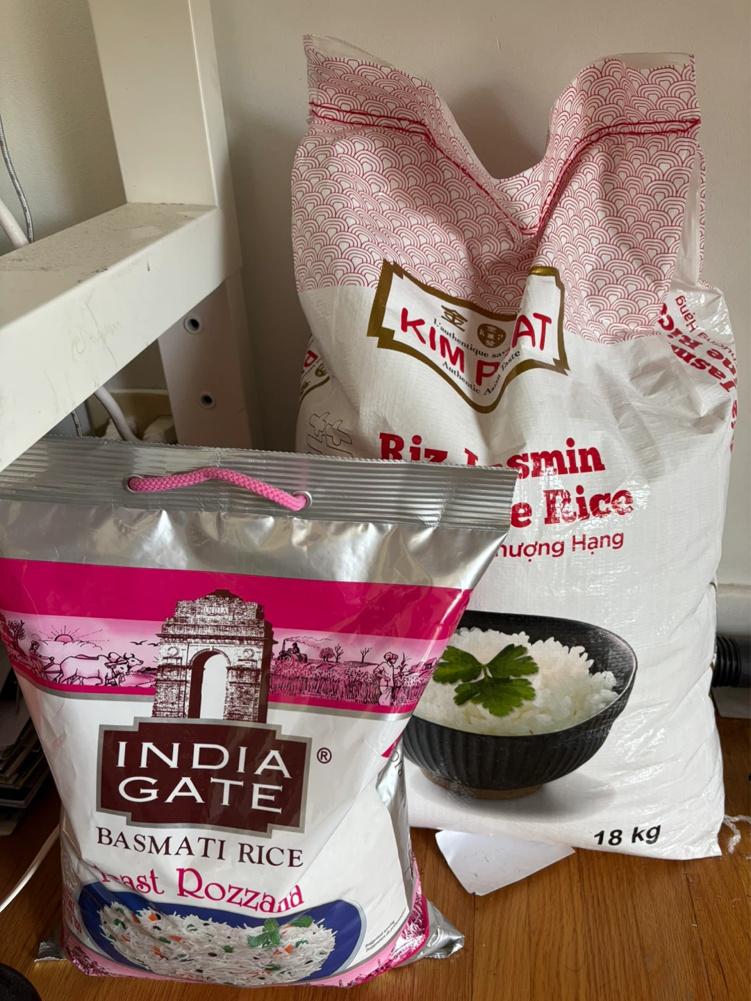 India Gate Basmati Rice & Kim Phat Jasmine Rice