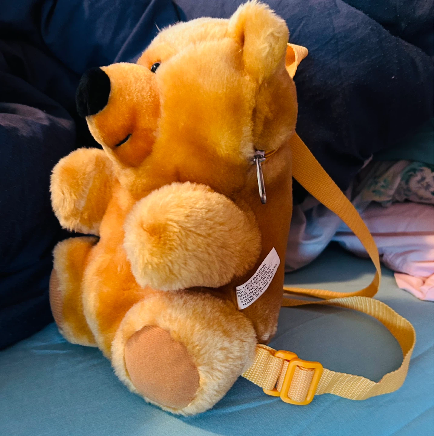 Plush Orange Bear Backpack - photo 3