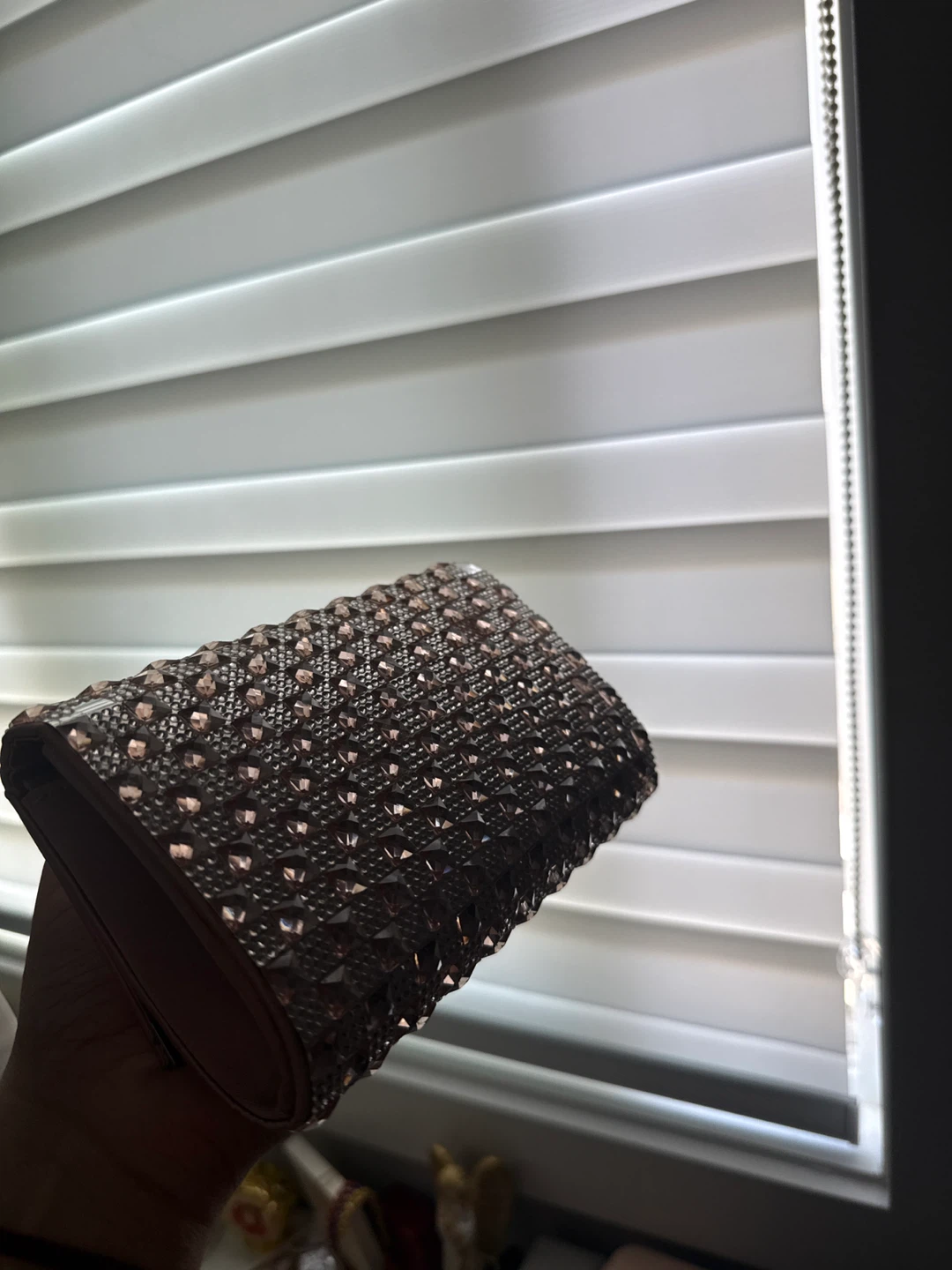 Sparkly Rose Gold Clutch Purse - photo 2