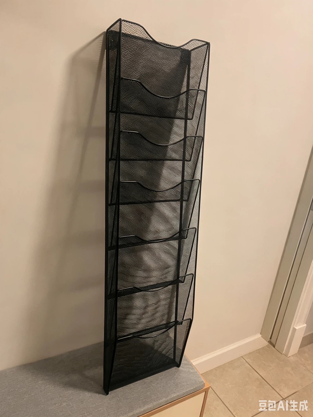 Multi-layer paper sheets shelf