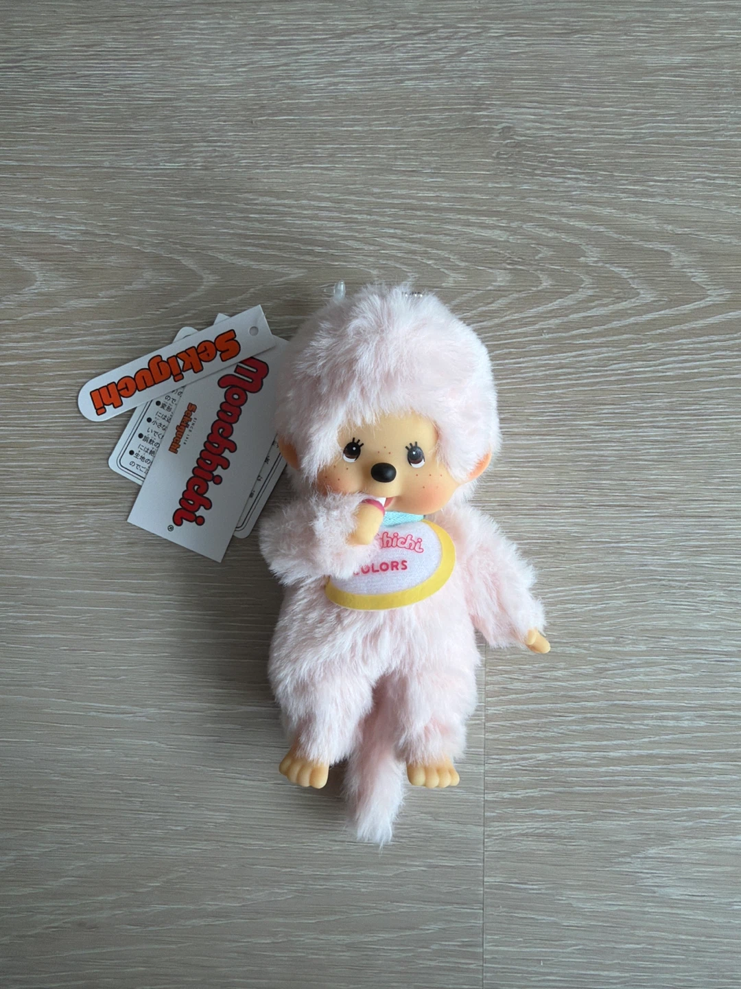 Sekiguchi Monchhichi Pink Plush Doll