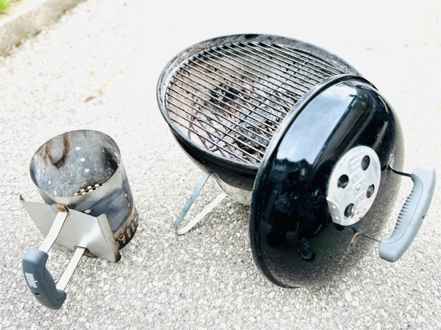 Weber portable Smokey Joe and Charcoal Chimney Starter - photo 5