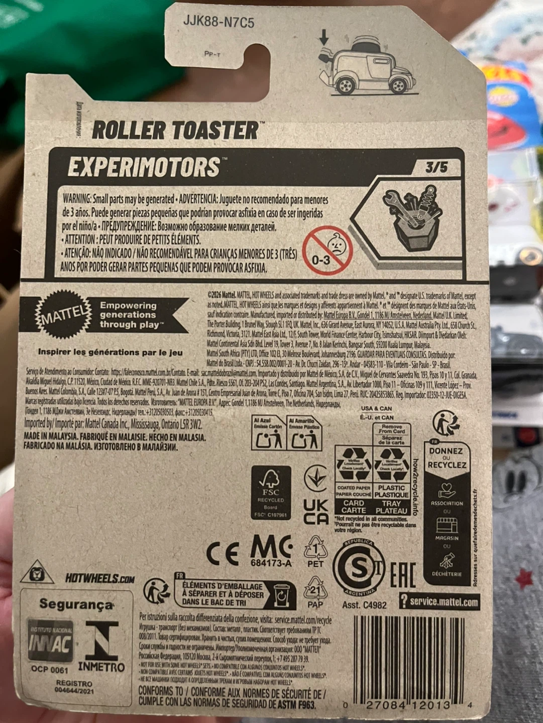 Hot Wheels Roller Toaster Experimotors 3/5 - photo 3