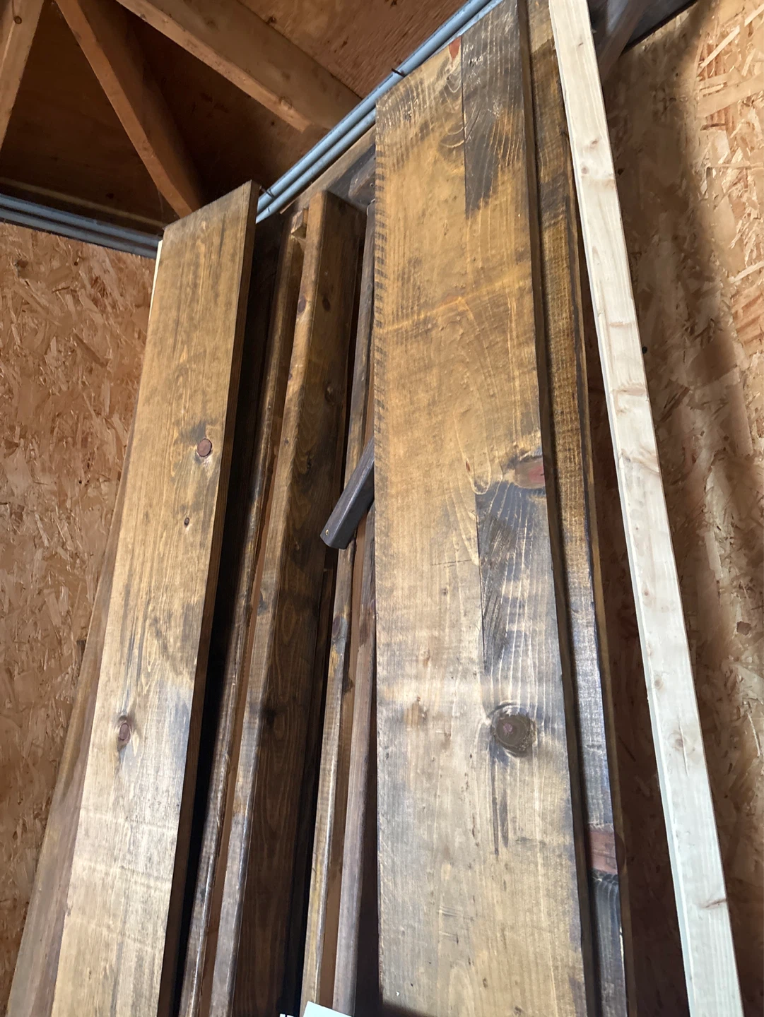 Wood backdrop used for pictures - photo 2