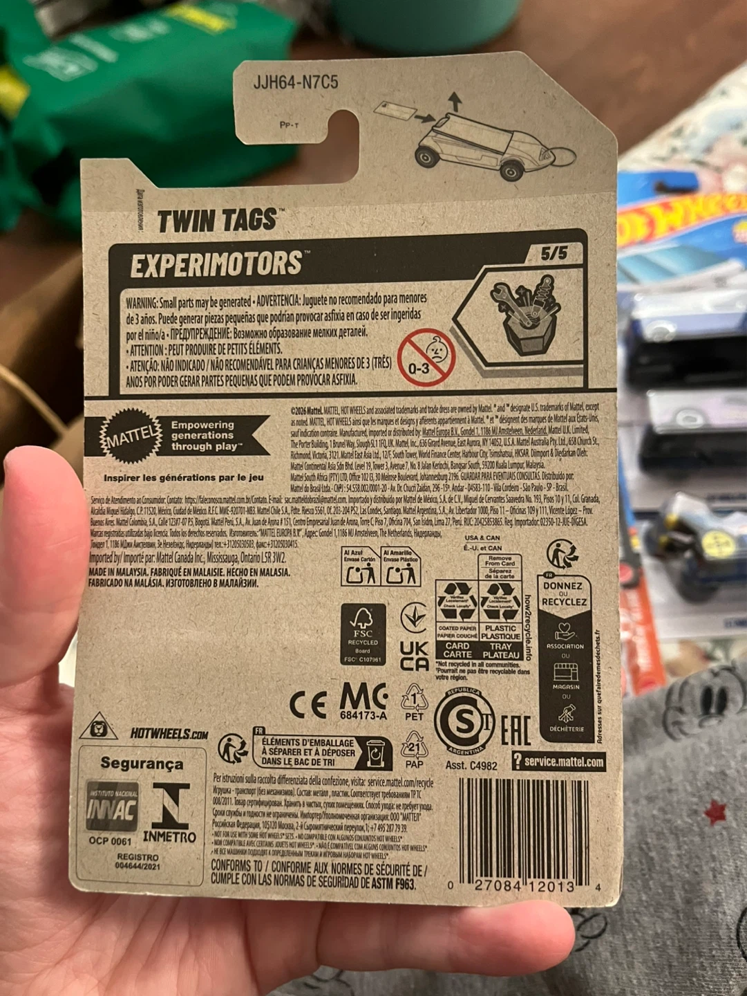 Hot Wheels Twin Tags "Experimentors" Die-Cast Car - photo 3
