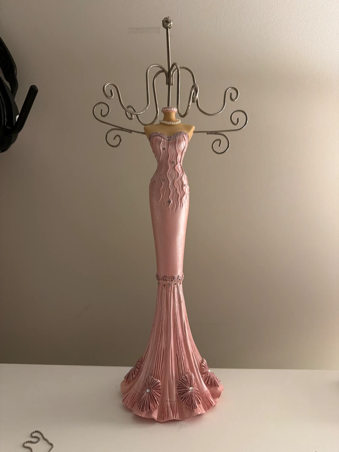 Pink Dress Jewellery Stand