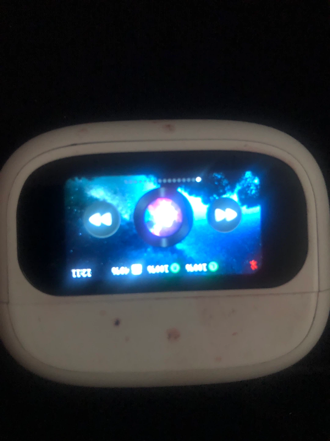 White Wireless Earbuds with Charging Case