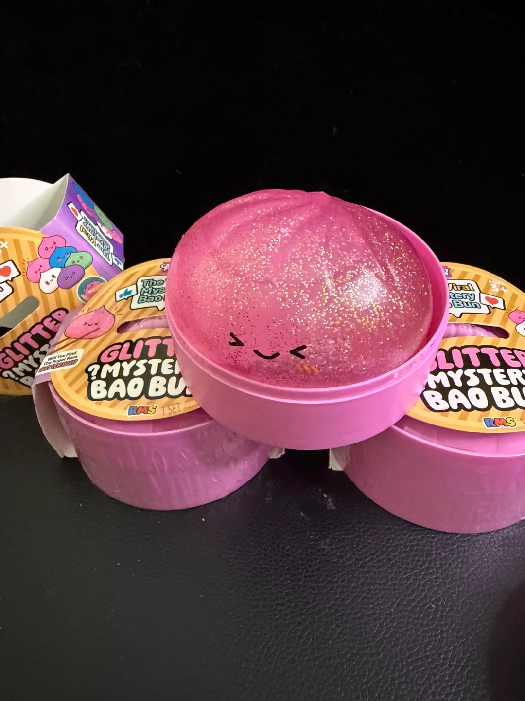[ 3 together ] Crazy Fun Glitter Mystery Bao Bun Toy - photo 3