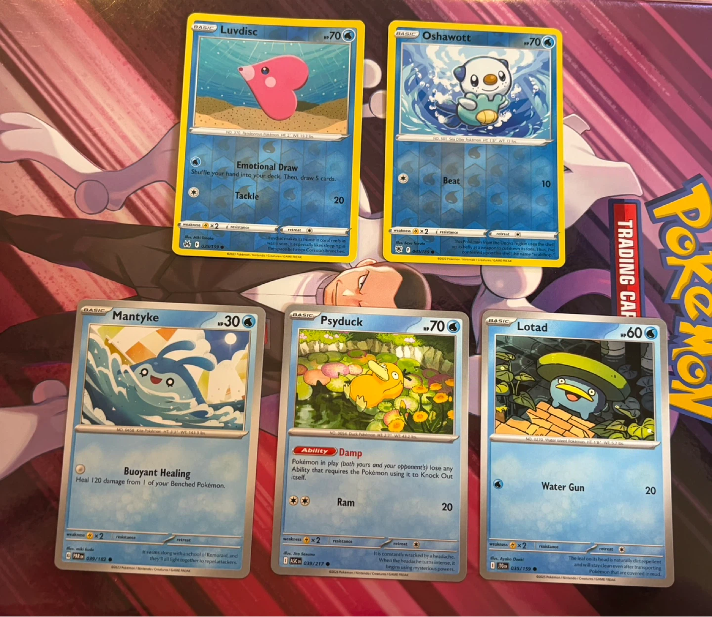 Cute Assorted Pokémon Trading Cards bundled (by type!)