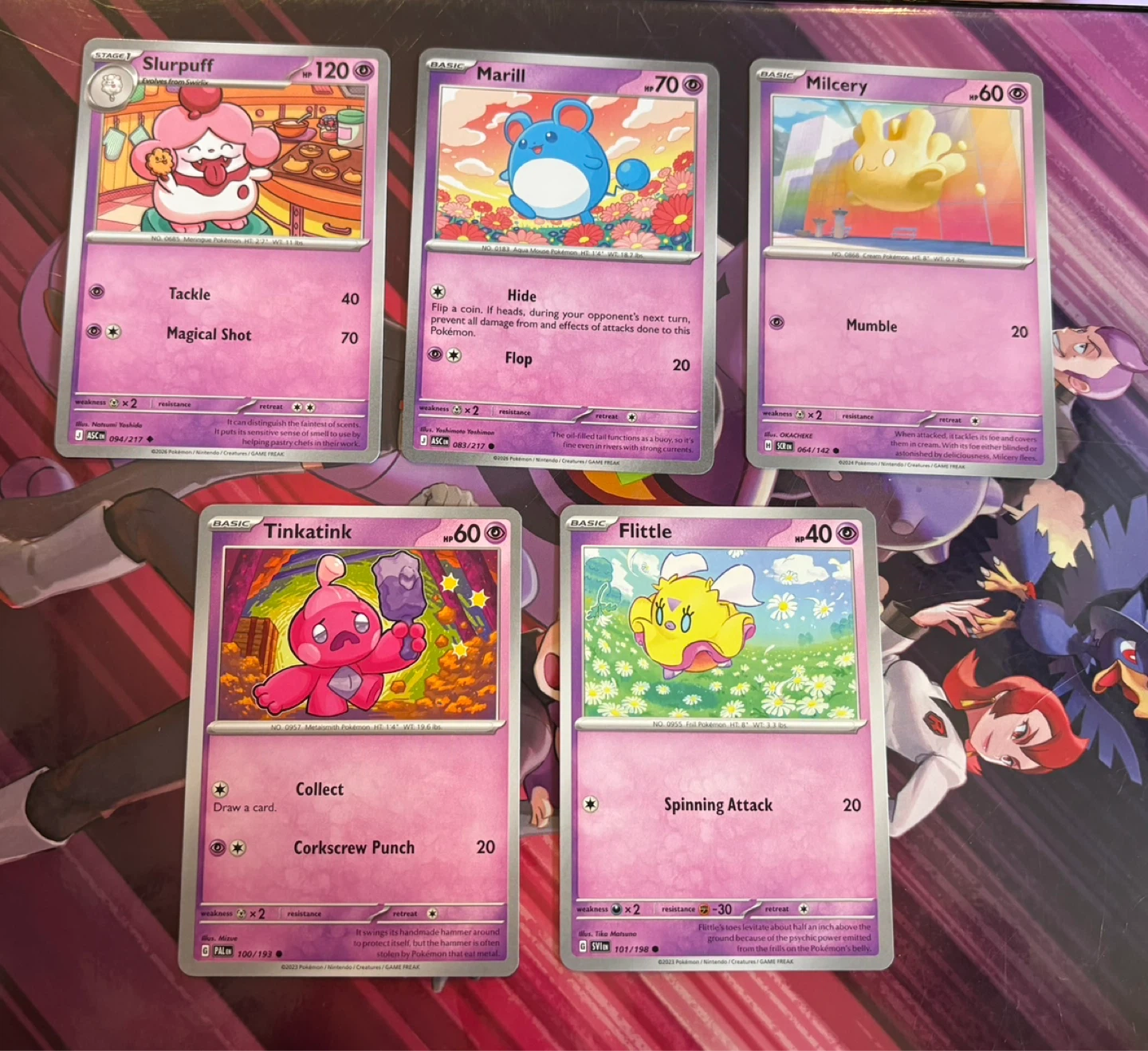 Cute Assorted Pokémon Trading Cards bundled (by type!) - photo 2