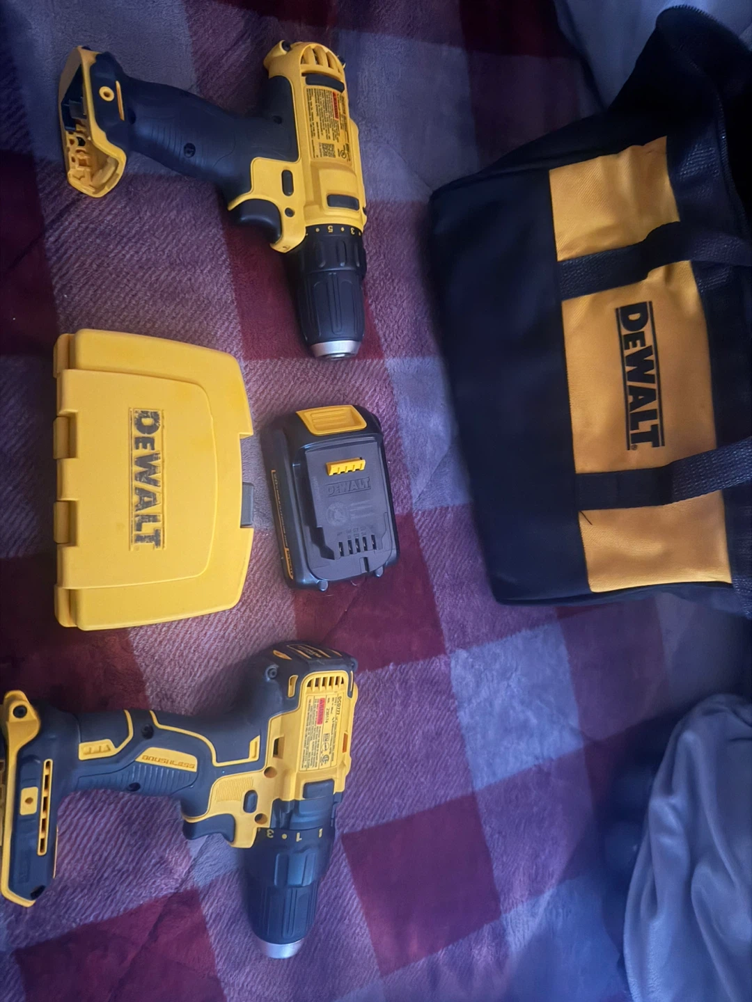 DeWalt 12V Max Cordless Drill Set with Bag and Case - photo 2