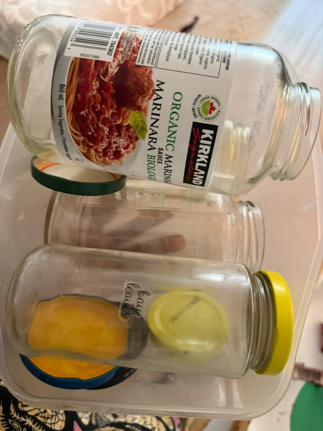 A variety of Sauce Glass Jars