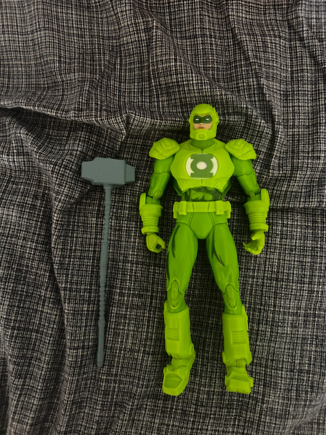 Green Lantern Action Figure with Hammer