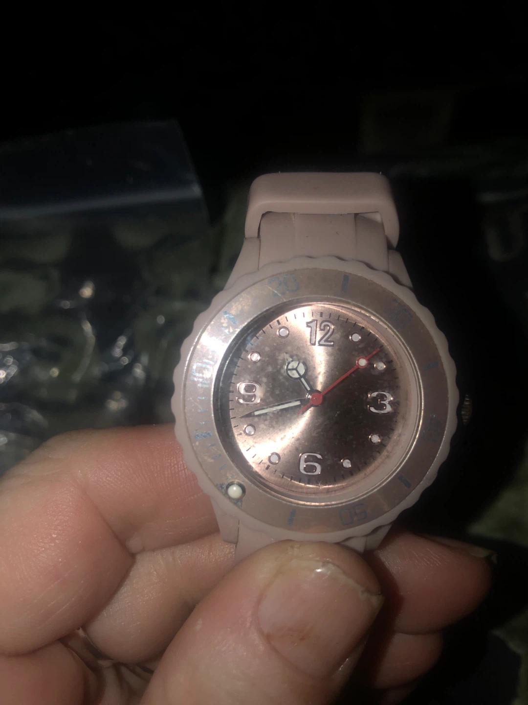 Swatch Watch - Pink Silicone Band