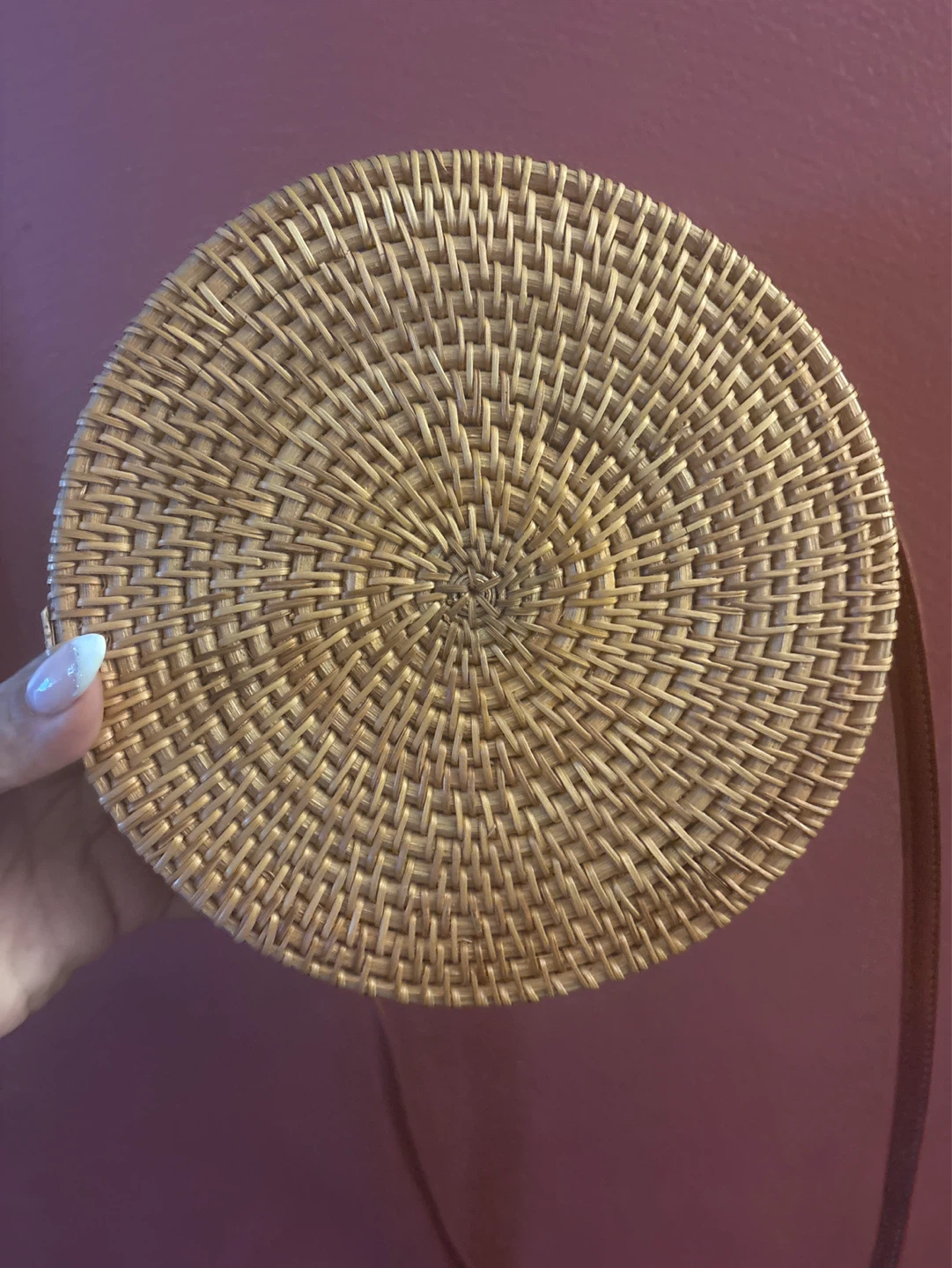 New Round Rattan Crossbody Bag - photo 2