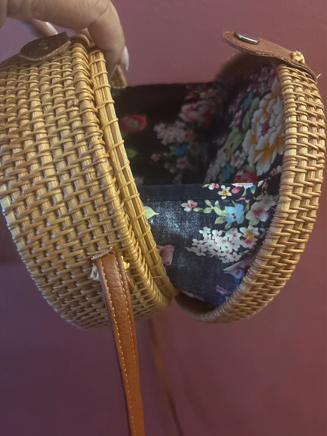 New Round Rattan Crossbody Bag - photo 5