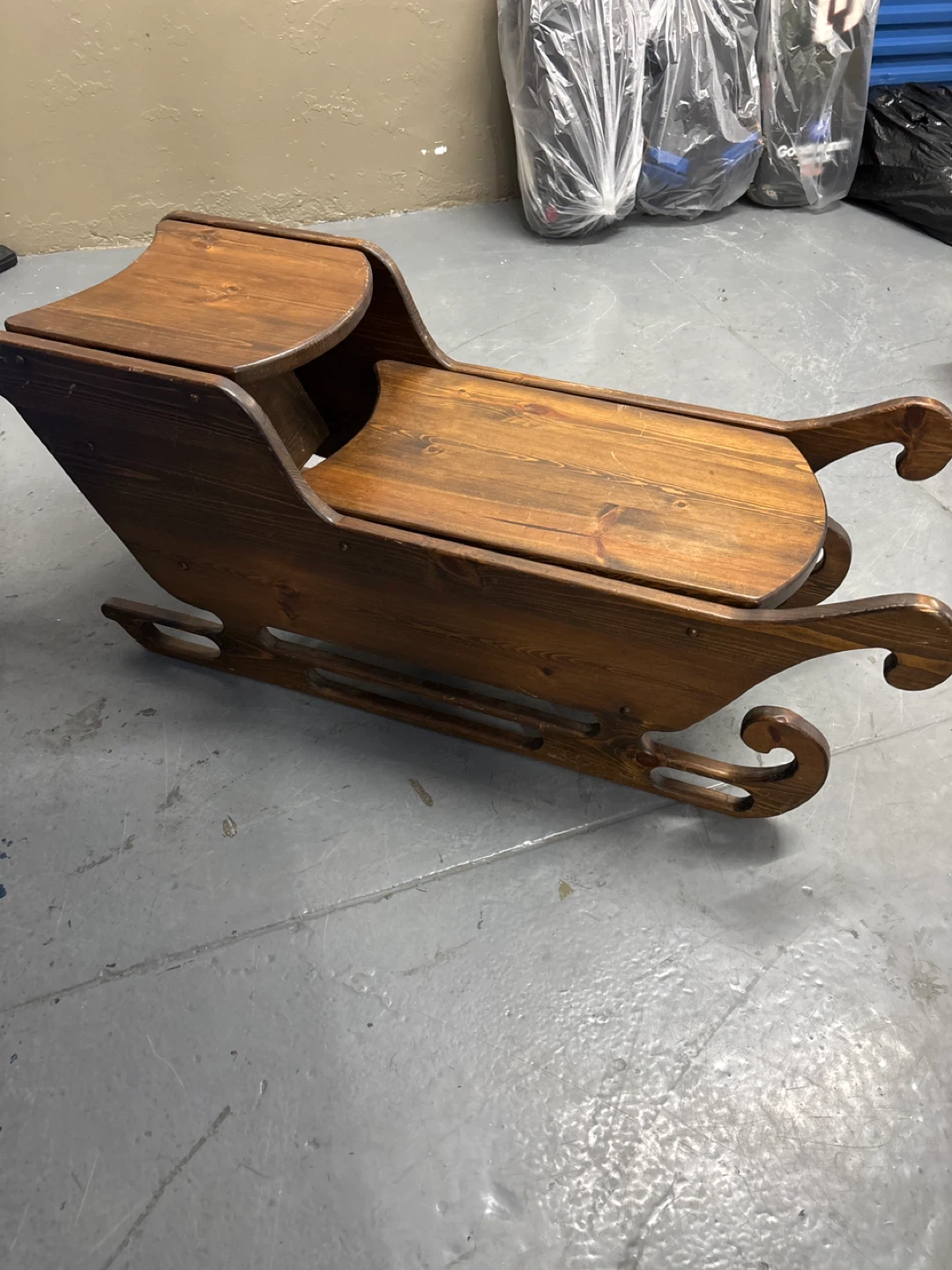 Wooden Sleigh table - photo 2