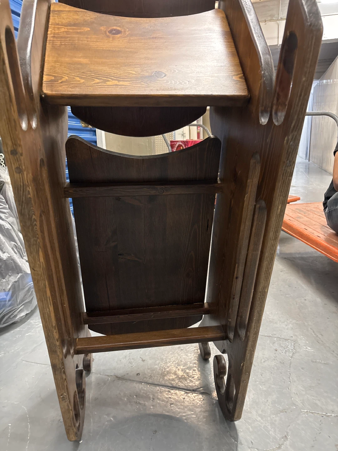Wooden Sleigh table - photo 5