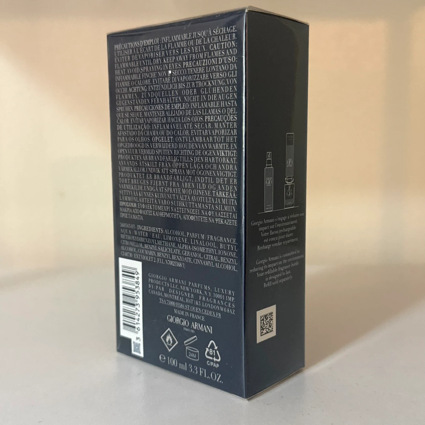 Acqua Di Gio Profondo EDP 100ml – Brand New & Sealed - photo 2