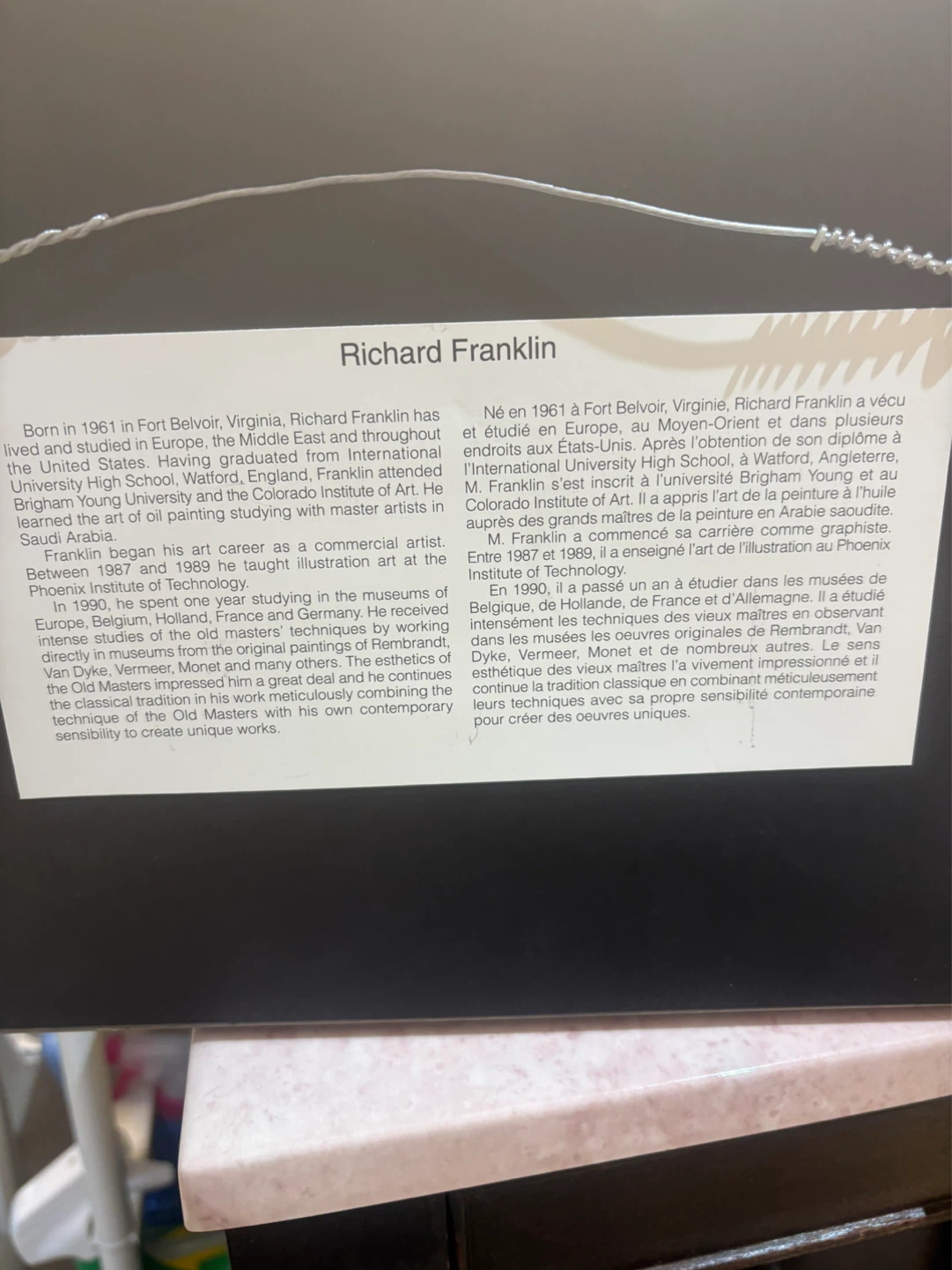 Richard Franklin Framed Art Print - photo 2