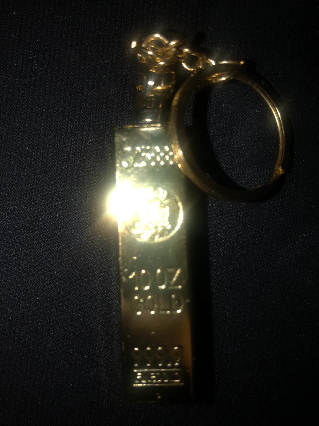 Gold Bar 10oz Keychain Lighter