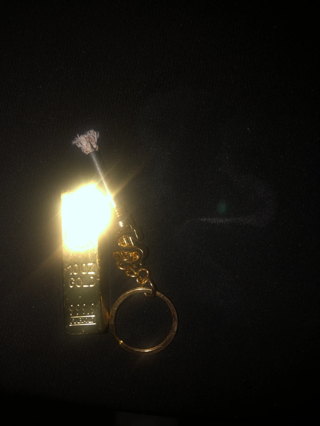 Gold Bar 10oz Keychain Lighter - photo 2