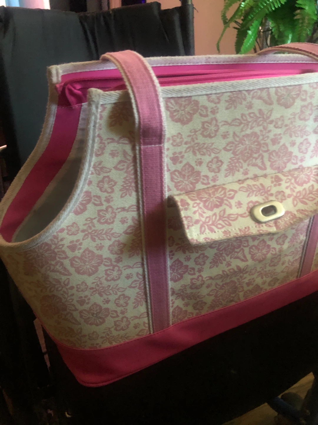 Floral Pet Carrier Tote Bag - photo 2