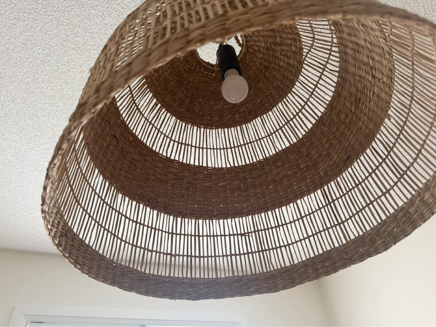 Woven Pendant Light Fixture - photo 4