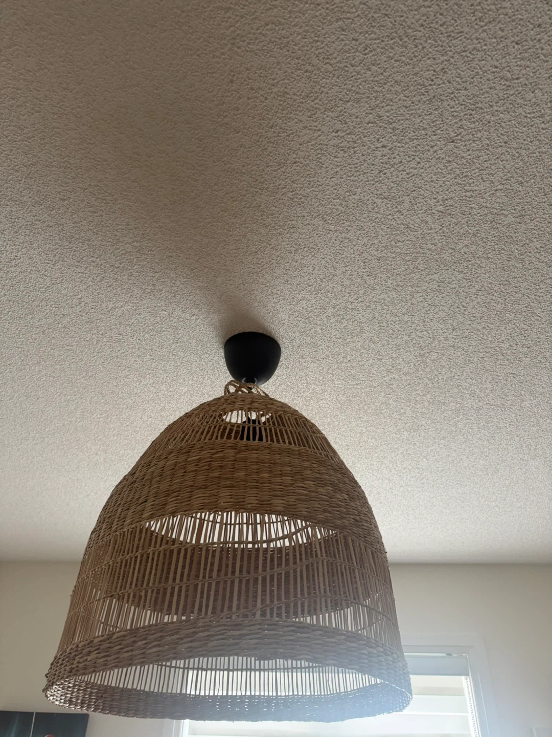 Woven Pendant Light Fixture