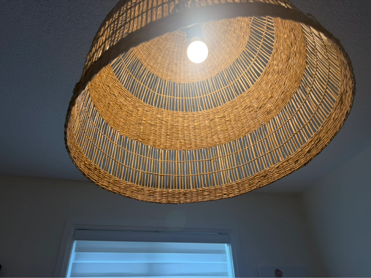 Woven Pendant Light Fixture - photo 3