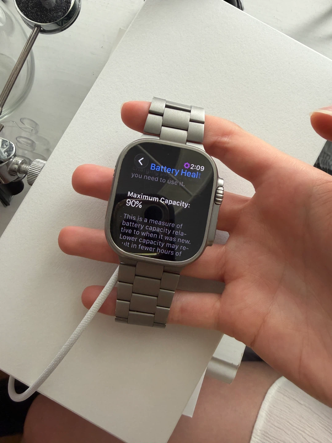 Apple Watch Ultra (1st Gen) 49mm Titanium + 3 bands - photo 2