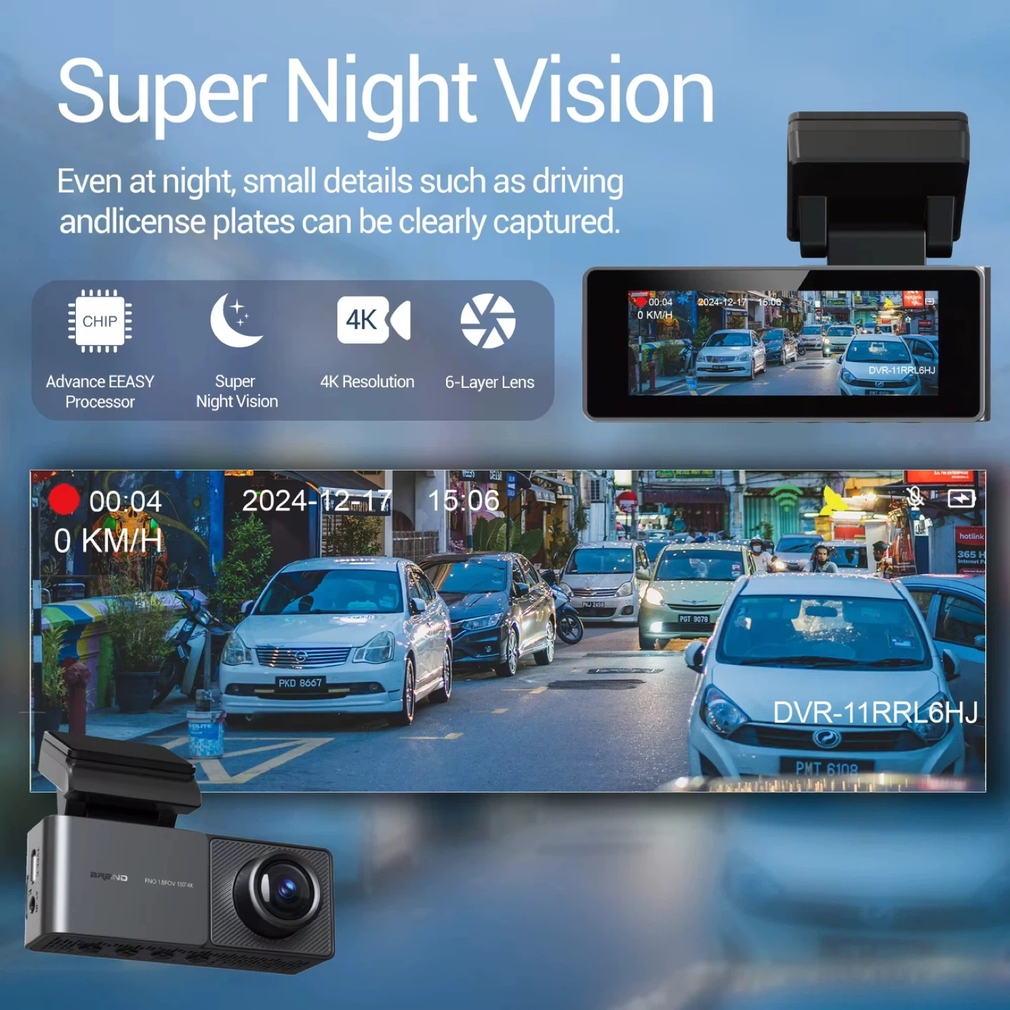 Carlover A3 Dash Cam with 5G WiFi & GPS - photo 5