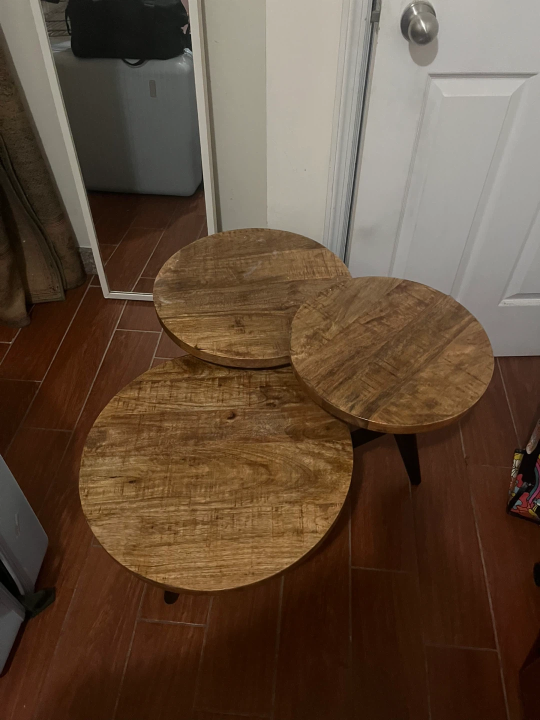 Round Tiered Coffee Table